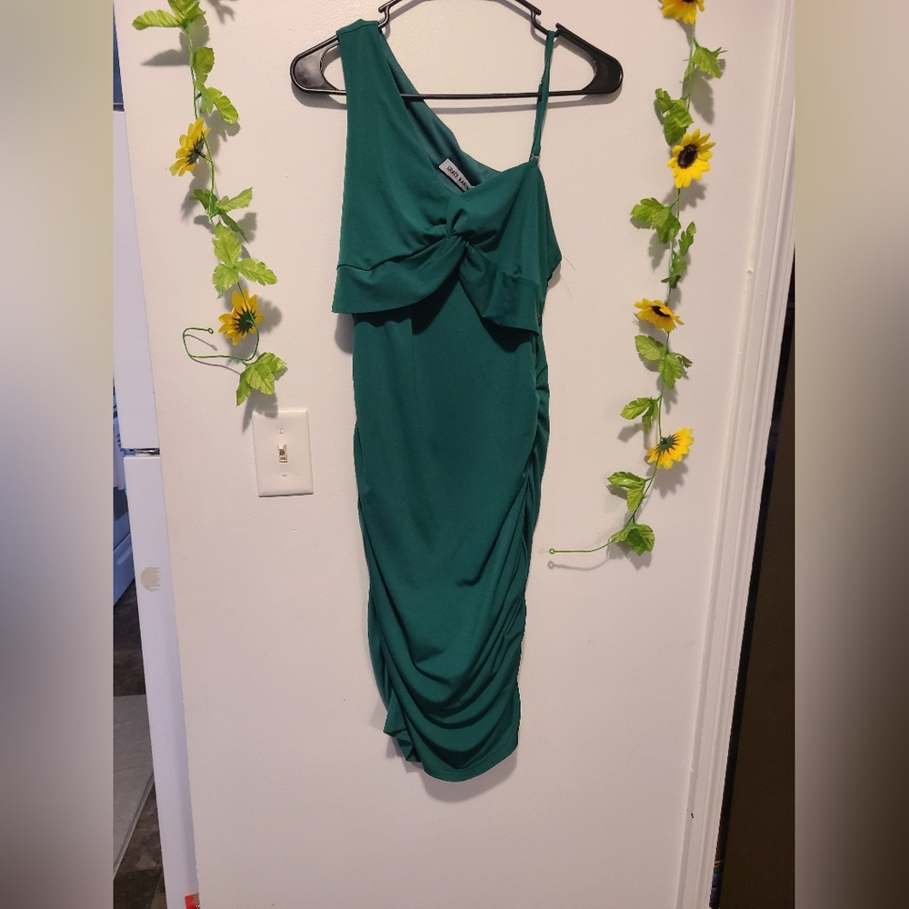 New Medium Grace Karin Side Ruched Dress